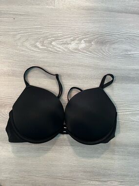 PINK Victoria's Secret Black Super Push Up Bra size 34C